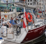 jacht przygotowany do rejsu na bornholm