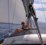 Dziób jachtu - Chorwacja 2011