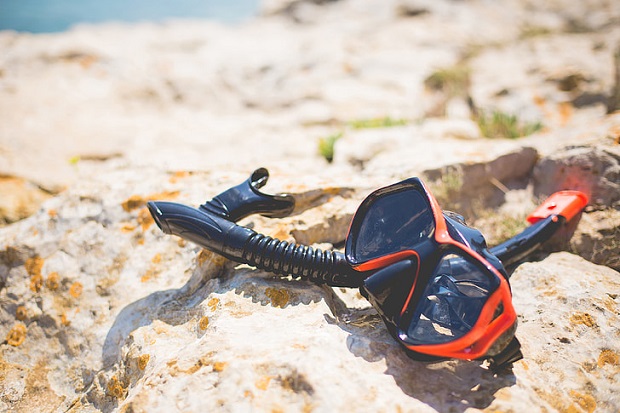 Zestaw do snorkelingu: maska + sucha fajka