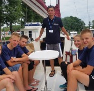 Załoga młodych żeglarzy - Mazury 2016