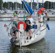 Odpłynięcie jachtu