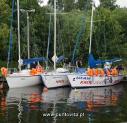 Widok jachtów Mazury 2011