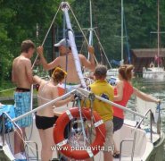 Pływanie jachtem po Mazurach